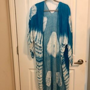 Tie Dye Kimono Duster